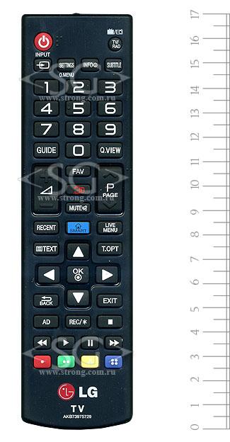 Пульт дистанционного управления для LG AKB73975729 (= AKB73975761) 3D, SMART /orig./